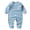 Sky Blue, variant on Boys Clothes Set Little Fall Winter Cotton Long Sleeve Stretch 0-24M Everyday Outfit 2Pcs