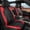 Black & Red, variant on yotruth Car Seat Covers for 2015-2025 Ford F150 SuperCrew & 2017-2025 F250/F350/F450 Super Duty Crew Cab Pickup XL XLT Lariat King Ranch | Front Seat Covers for Pickup Trucks(Beige)