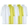 thumbnail image 2 of Jacenvly New Rainwear Women and Men'S 2Pc Outdoor Long Sleeved Hooded Raincoat Waterproof Breathable Raincoats for Adults Yellow, 2 of 9