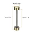 thumbnail image 2 of Unique Bargains 8Pack Métal Sac Sangle Connecter Boucles, 32x42mm Bourse Vis de Fixation Rivets (Bronze Ton), 2 of 7