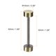 thumbnail image 2 of 8uds Metal Bolsa Correa Conectar Hebillas,32x42mm Monedero Tornillo Fijación Remaches Barra Forma para Bolso Cinturón Manija Conectivo Decoración (Bronce Tono), 2 of 7
