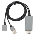 thumbnail image 2 of Multimedia Interface Cable, HDTV Cable Adapter 1080P HD Multimedia Interface Cable Adapter for Cellphone TV Monitor Projector, 2 of 7