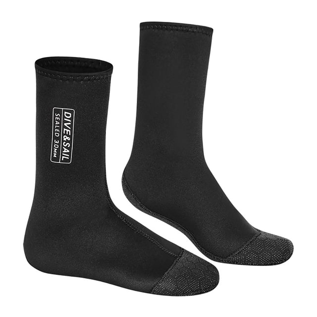 Naiovety Paquete de 2 calcetines de neopreno DIVE SAIL de 3MM a prueba de frío, antideslizantes, resistentes al desgaste, calzado de estructura compuesta Deportes acuáticos 【SG】 Naiovety OD003276-04
