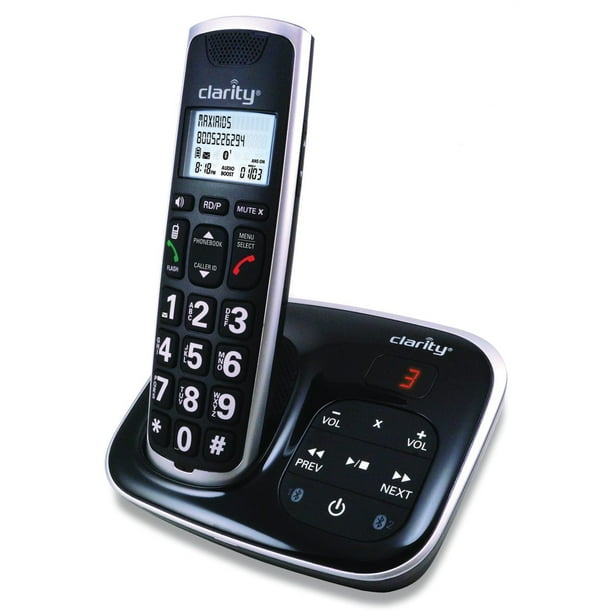Clarity Amplified Bluetooth Cordless Phone with Answering Machine
