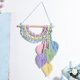 thumbnail image 4 of Colgante de pared de de macramé bohemio, adorno de flecos hecho , colgante de borlas para niñas, dormitorio, boda, decoración Gloria Macramé Tela decorativa, 4 of 8