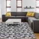 thumbnail image 1 of Alfombra Jacquard 3,00 mx 2,00 m Antideslizante Sala Geométrica Oficina Dormitorio Deng Xun unisex, 1 of 2