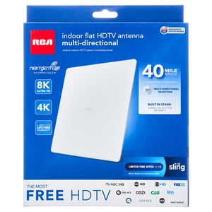 RCA Indoor TV Antenna - 40 Mile Reception Range