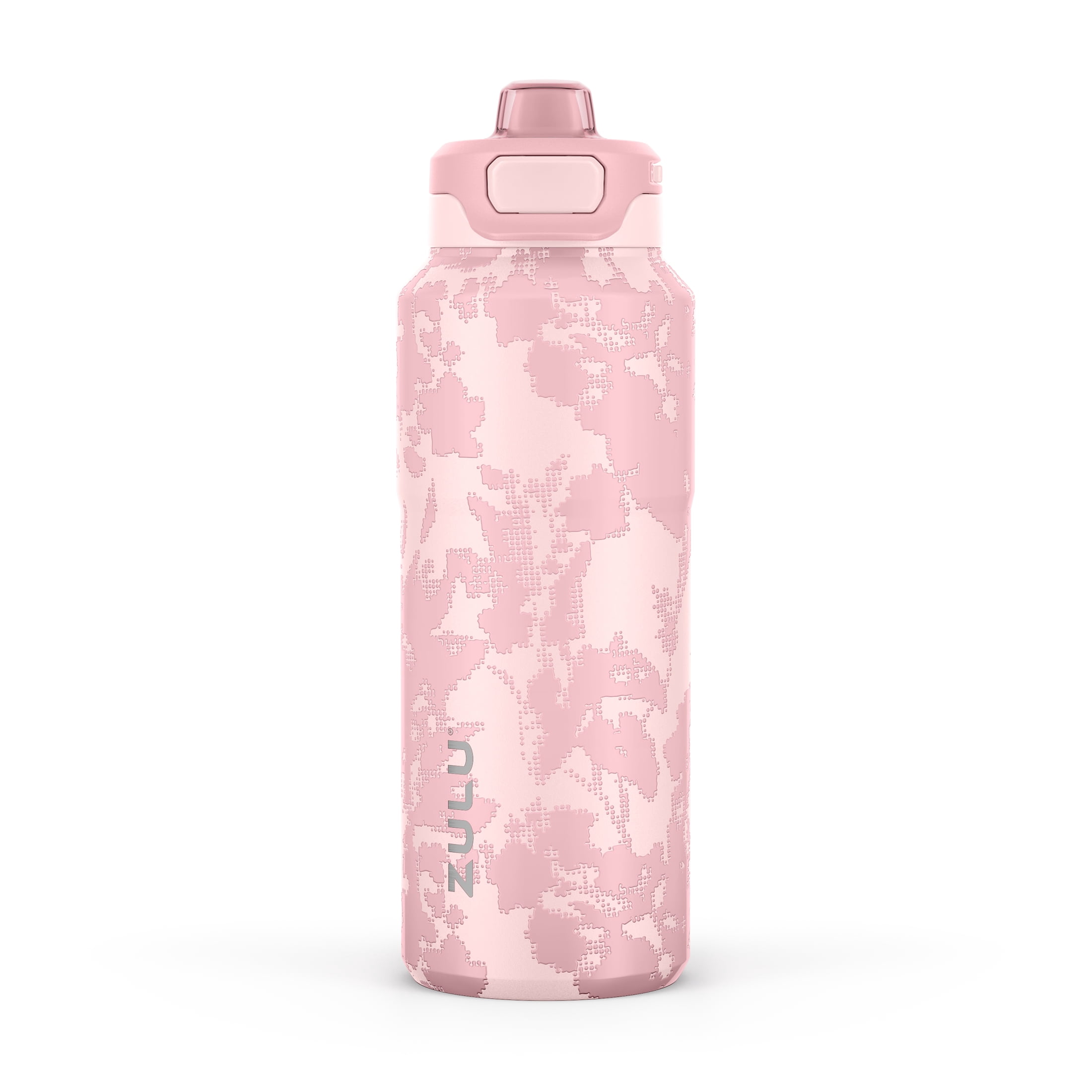 Zulu Powerfill 32oz Stainless Steel Water Bottle, Pink