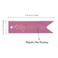 thumbnail image 5 of Inkdotpot Rose Gold Foil Paper Hang Tags Merry Christmas Favor Tags 100 Pieces, 5 of 6