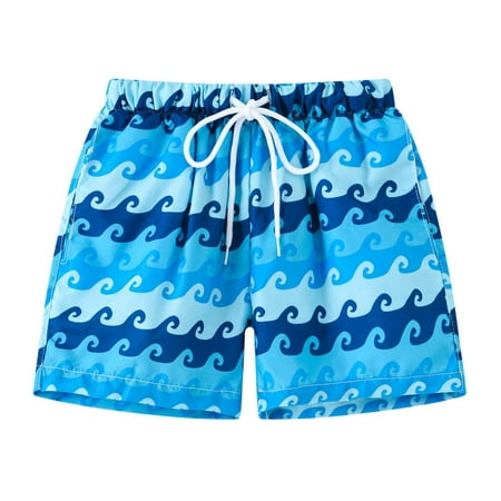 

Toddler Summer Boys Swimming Trunks Casual Resort Lovely Printed Beach Pants Speed Dry Pants Surfing Swimming Swimwear Fashion Dailywear Clothes