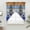 Dark Blue, variant on Nautical Anchor Swag Valances for Windows 2 Pack, Kitchen Window Curtains 36 Inch Length, Vintage Navy Blue Wooden Boards Country Privacy Swag Curtains for Living Room/Bathroom 36"x36"