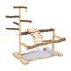 thumbnail image 1 of Parque de juegos para pájaros, soporte de juego para loros con columpio, escalera para trepar y bandeja, jaula para juegos de periquitos, gimnasio de, 1 of 9