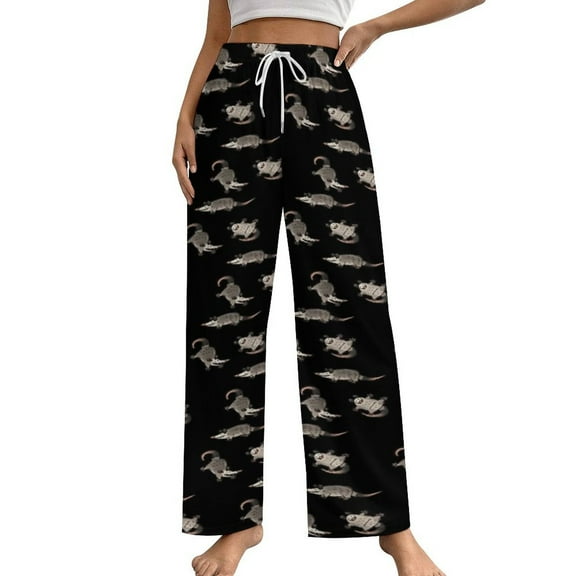 Simply Opossum Women's Pajamas Pajama Pants Women's Sleepwear Lounge Sleep Bottoms Stretch with Pockets