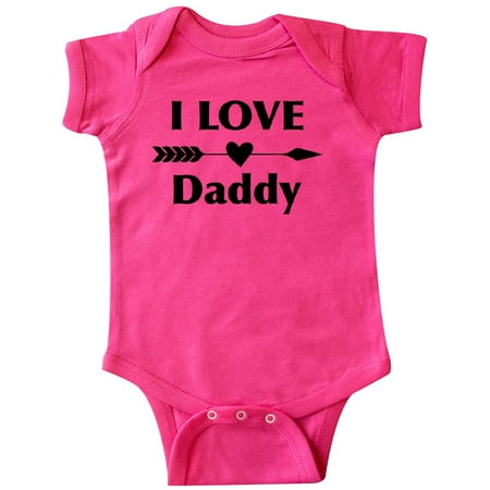 

Inktastic I Love Daddy Gift Baby Boy or Baby Girl Bodysuit