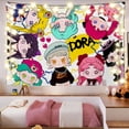 thumbnail image 1 of Tapiz para colgar en la pared con diseño de anime de Chibi, 100 x 150 cm, poliéster, 1 of 1