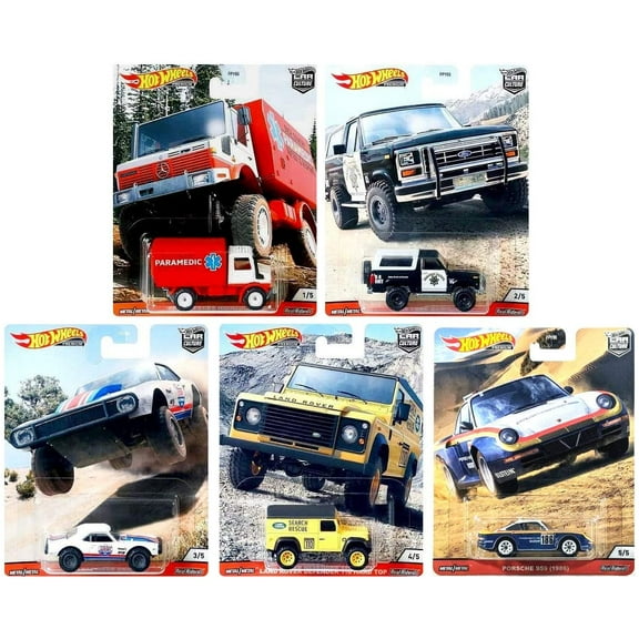 Hot Wheels Premium 2020 Car Culture Wild Terrain Set of 5