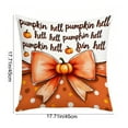 thumbnail image 2 of Fall Pillow Covers,Thanksgiving Pillow Covers 17.7x17.7 Inches Fall Pumpkin Decorative with Soft Fabric Hidden Zipper for Home Decor, 2 of 7