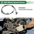thumbnail image 2 of Sensores de velocidad de rueda ABS Unique Bargains Sensor ABS Sistema de frenos antibloqueo No.479001DA0A para Nissan Rogue 2008-2014 Trasero Izquierdo Trasero Derecho, 2 of 7