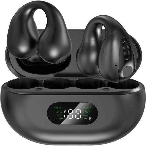 AI Language Translator Earbuds, OWS Real-Time 3-in-1 Translation Earbuds 144 Languages & Accents, Translation Device for Travel Business Learning, Black