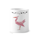 thumbnail image 1 of Geometric Abstract Flamingo patron de origami Taza de cepillo de dientes, 1 of 3