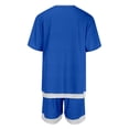 thumbnail image 6 of Bigetiay Boys 2 Piece Outfits Classic Athletic Tracksuit Short Sleeve T-Shirt with Short Outfits Boys Size 8-9 Years Clothes, 6 of 9