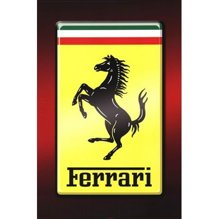Ferrari - Logo Poster Poster Print - Walmart.com