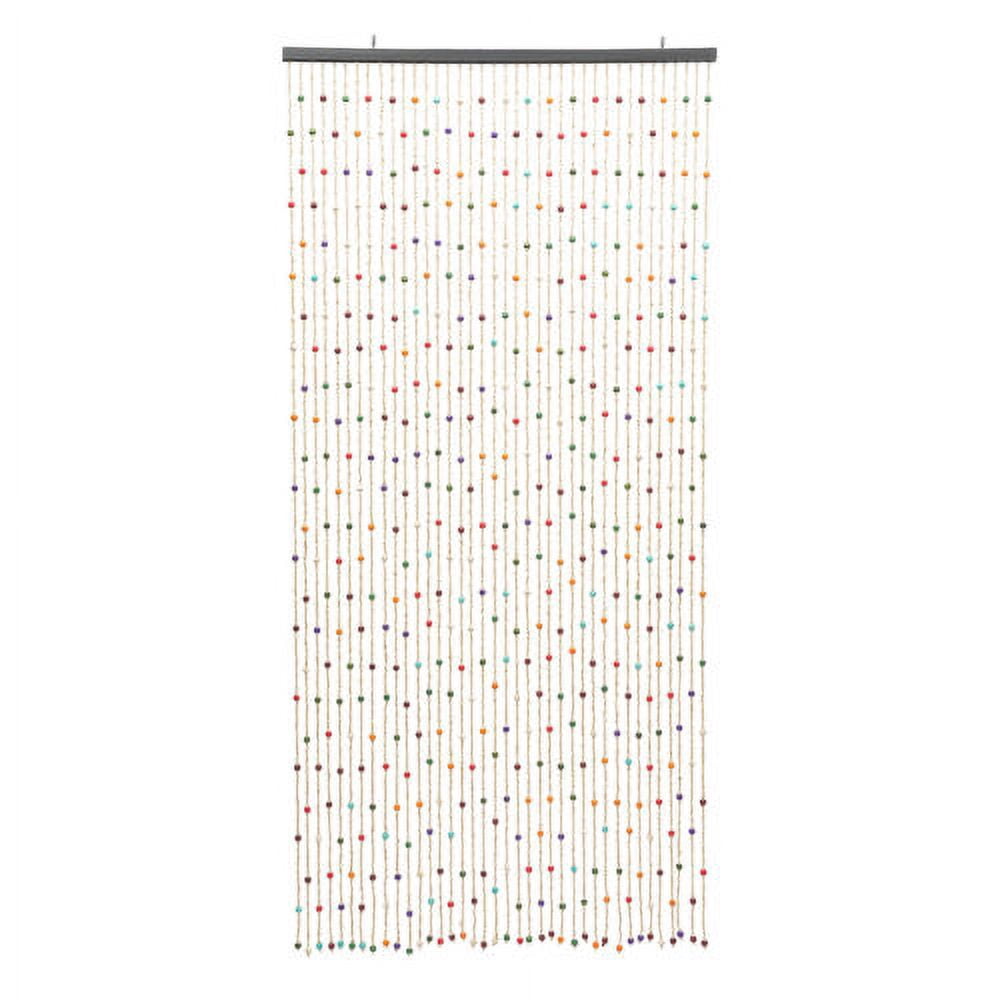Beaded String Curtains For Doorways Chromatic Colour  35"X75"  38-Strand Decor