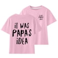 thumbnail image 2 of Aboser Idée de PAPA T-Shirts pour Enfants pour Filles de 3 à 14 Ans T-Shirts à Manches Courtes pour Tout-Petits Garçons Coton Blouses Graphiques Décontractées Col Rond Hauts d'Été T-Shirt, 2 of 5