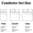 thumbnail image 5 of Shatex 3 Pieces Bedding Comforter Sets Microfiber Polyester – Queen Teal, 5 of 5