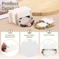 thumbnail image 3 of 100 PCS Ring Display Cards, Jewelry Display Cards Kraft Ring Packaging Cards for Selling Jewelry(White), 3 of 5