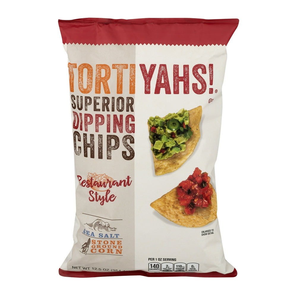 Tortiyahs! Restaurant Style Superior Sea Salt Dipping Chips, 12.5 Oz