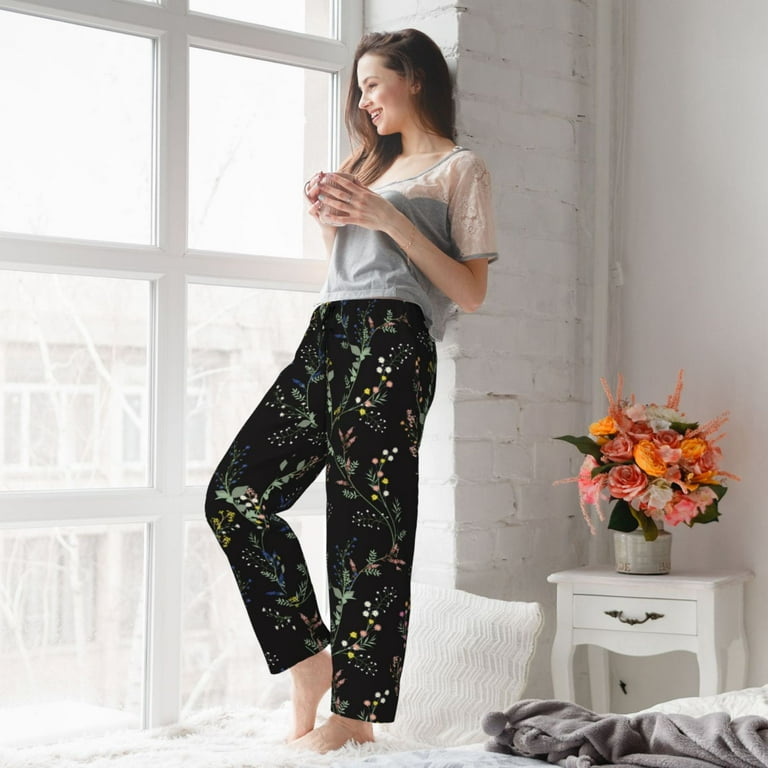 Women's drawstring pajama bottoms sale