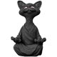 thumbnail image 1 of Muyoka Estatua de gato de meditaci贸n, figura de gato de Buda, figura de gato de yoga pac铆fica, escultura divertida de gato de jard铆n para interior y exterior, jard铆n, patio, decoraci贸n de c茅sped, reg, 1 of 7