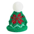 thumbnail image 1 of 4xMini Gorro De Punto Navideño, Suministros Para Fiestas, Manualidades Artísticas DIY, Decoración Navideña Bonita, Verde,, 1 of 8