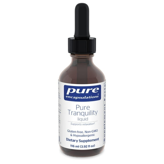 Pure Encapsulations Pure Tranquility Liquid | Hypoallergenic Supplement to Support Relaxation and Moderate Occasional Stress | 3.92 fl. oz.