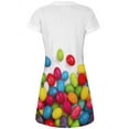 thumbnail image 2 of Halloween Jelly Beans All Over Juniors V-Neck Dress, 2 of 2