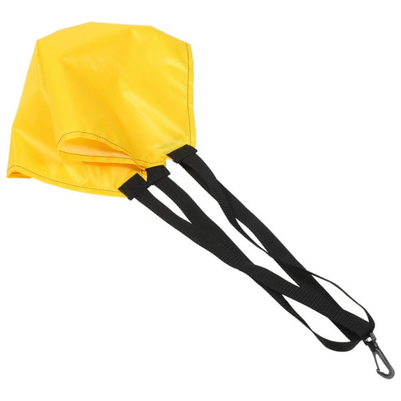 DINHEAROM Swim Resistance Training Equipment Yellow Ribbon Neoprene 17.7x17.3in 1Pack