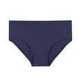 thumbnail image 4 of Sngxgn Women's Underwear High Waisted Cotton Briefs Stretch Panties Soft Full Coverage Underpants(Blue,XL), 4 of 4
