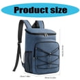 thumbnail image 3 of Leakproof Coolers Backpack Waterproofs Soft Coolers Bag Beach Coolers Backpack for Beach, Fishing, Picnics, Travel Enduring, 3 of 7