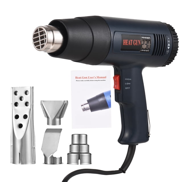 Kit de pistola de calor de 1800W Pistola de aire caliente industrial Calentamiento rápido