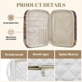 thumbnail image 6 of Yuyamidu Hummingbird Bible Cover Case for Women Retro Sunflowers Quilted Bible Case with Handle Stylish Bible Bags for Women Gifts, 6 of 8