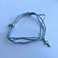 thumbnail image 3 of Howard's Devon Adjustable Multi-Row Inspirational Cross Ice Gray Bracelet for Women, 3 of 5