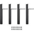 thumbnail image 1 of Patas de muebles de 20 cm CHAO de metal negro para bricolaje con tornillos, 1 of 5