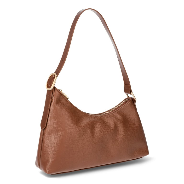 Time and Tru Women s Ashlyn Shoulder Handbag Chestnut Brown