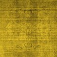 thumbnail image 1 of Ahgly Company Machine Washable Indoor Square Persian Yellow Traditional Area Rugs, 7' Square, 1 of 4