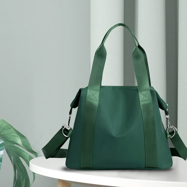 Xihbxyly Bolso Bandolera de Gran Capacidad, Nailon Impermeable, Múltiples Bolsillos Interiores, Ideal para Viajes, Fitness y Compras, Práctico Bolso de Hombro, Tamaño 34 X 30 X 14 Cm.