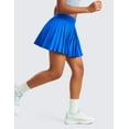 thumbnail image 5 of CRZ YOGA Girls Feathery-Fit Soft Athletic Pleated Skirts Tennis School Casual Skorts with Pockets Liner Kids Teen, 5 of 6