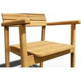 thumbnail image 4 of Riva Teak Outdoor Dining Stacking Armchair (Set of 4), 4 of 7