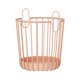 thumbnail image 2 of Cesta de lavandería rústica, contenedor de almacenamiento de hierro, cesta de almacenamiento de ropa sucia impermeable transpirable para dormitorio Rosado Baoblaze Cesto de la ropa, 2 of 8