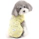 thumbnail image 2 of Camiseta sin mangas para perros pequeños - Ropa para mascotas - Para primavera y otoño - Estampado de margaritas - Algodón suave - Para chihuahuas, perros y yorkshire terriers - Amarillo - Talla M, 2 of 5
